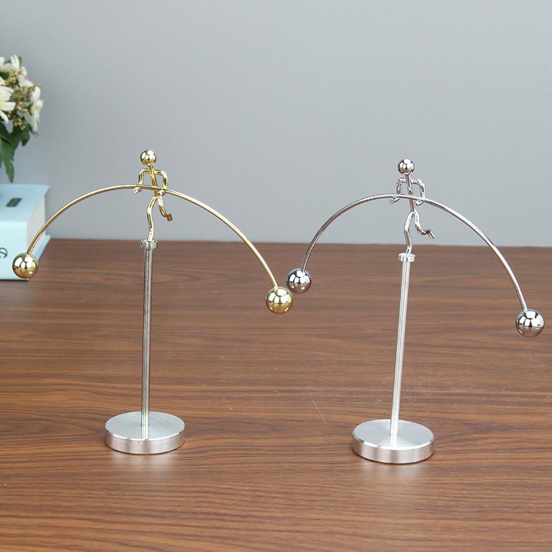 Колыбель-маятник Ньютона, креативный баланс, железный человек, шар, ремесла, орнамент, стакан, детский подарок, настольная игрушка, аксессуары для украшения дома