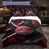 Aberdeen FC Themed Bedding 3Pcs Duvet Cover Set Decorative Bed Linen For Teen Room Home Decoration