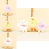 Cute White Duck Plush Keychain Sweet Duck Doll Soft Bag Ornament For Couples