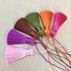 5CM Short Fat Tassel Chinese Knot Vertical Ice Silk Pendant DIY Handicraft