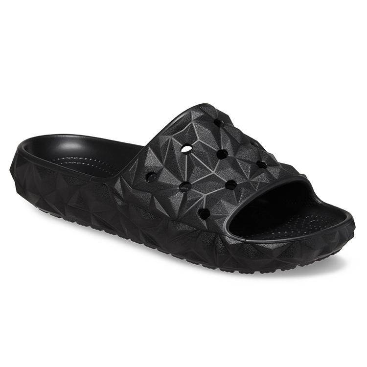 Crocs Классические геометрические шлепанцы 'Черный' 209608-001