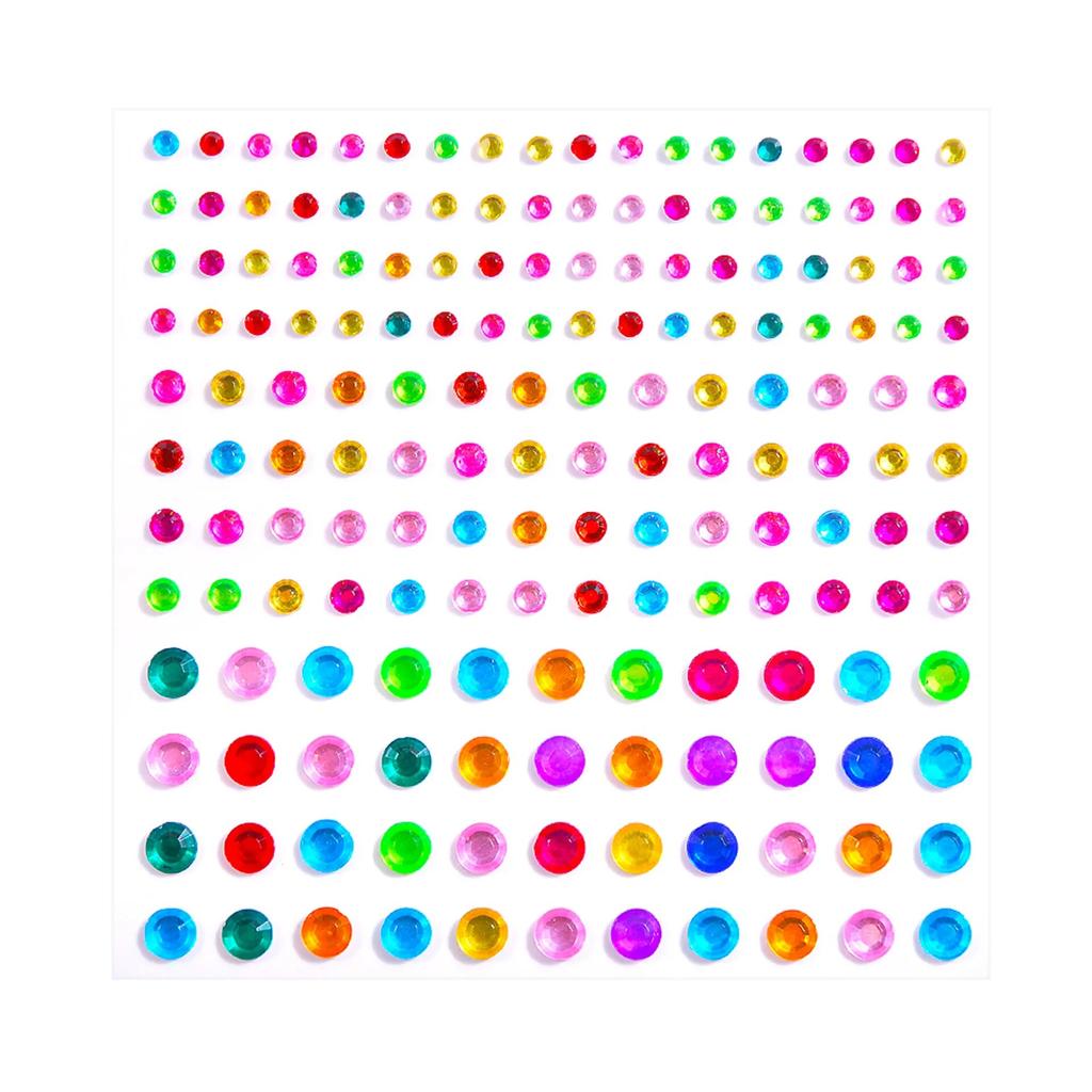 Цветные акриловые стразы, наклейка для глаз, сделай сам, вечерние, для лица, лба, макияжа, кристалл, самоклеящаяся наклейка для татуировки, наклейка для ногтей