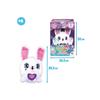 Peluche interactive lapin - Bizak - Mini lapins surprise - Sons et réactions - Blanc/Gris - Grande taille