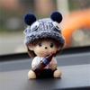 Ornament Creative Cute Cartoon Figure Car Mounted Ornaments Auto Decoration Dashboard Figurine