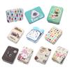 Mini Tin Box With Lid Portable Rectangular Small Storage Container Empty Candy Cases Pill Boxes Gift Packaging Organizer