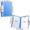 PP A4 File Folder Long Double Clips Archives Binder Creative Document Bag  School Office