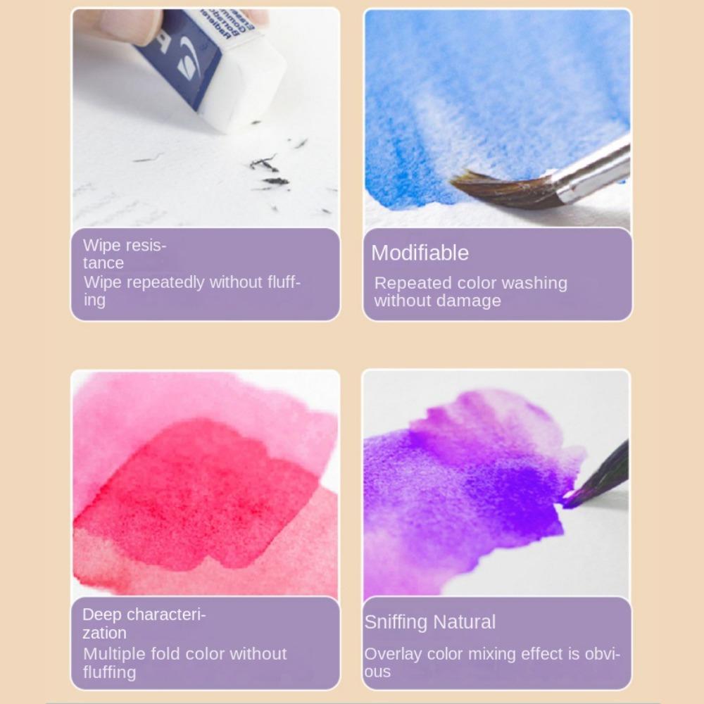 Блокнот для акварельных зарисовок с цветами, красочная мини-книга для акварельной живописи, художественные принадлежности