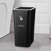 Корзина для мусора 9 л/12 л, узкая конструкция, широко открывающаяся, с защитой от собак, экономит пространство, блокирует запах лося, печатный пресс, крышка, мусорное ведро, кухонные принадлежности