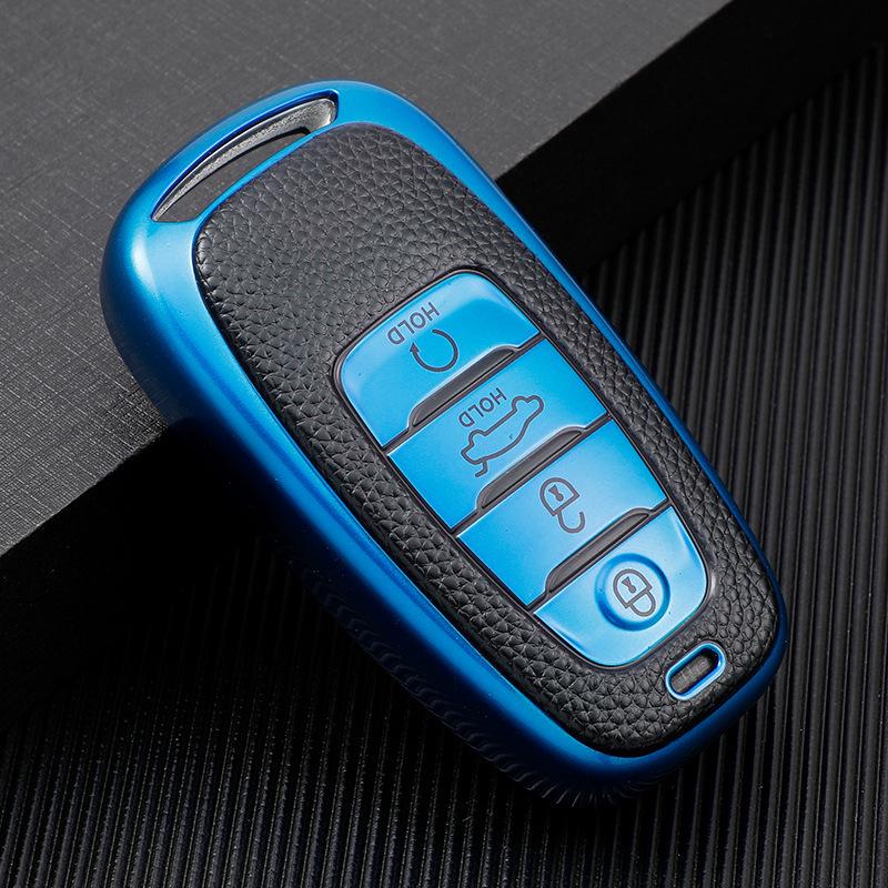 High-Grade Drop-Proof Car Key Shell for Hongqi H5 & E-HS9 - Unisex 2022 Edition