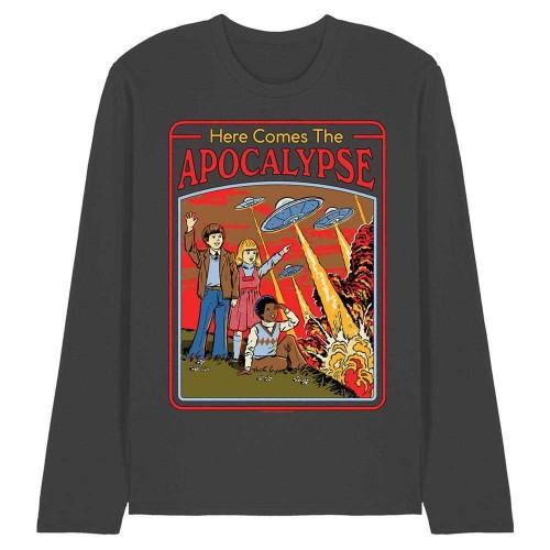 Steven Rhodes Unisex Adult Here Comes The Apocalypse Long-Sleeved T-Shirt