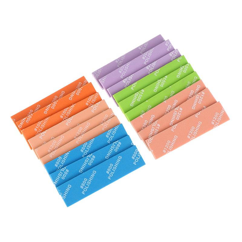 9 шт. Ms-E400-2000 Полужесткие шлифовальные палочки для инструментов для изготовления моделей Пластиковая модель Полировальный стержень Хобби DIY Ремесло