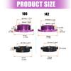 Brake Disc Center Lock Hub Boosts Adapter Cycling Hub Conversion Adapter Center Lock to 6-holes Adapter Easy to Install