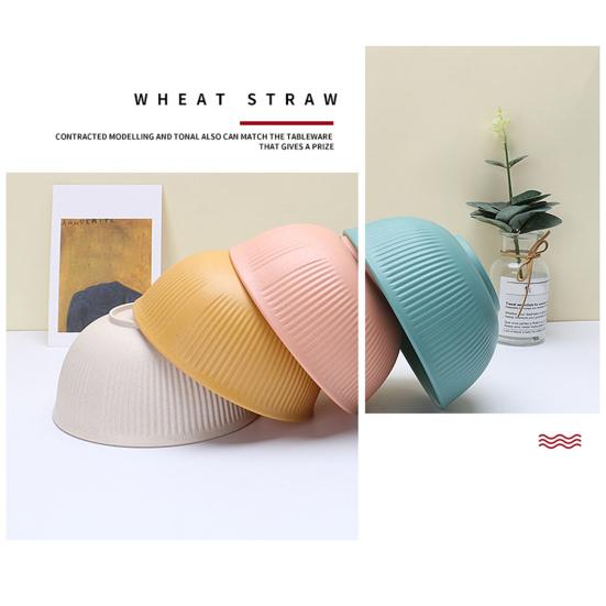 6 шт., большие миски для хлопьев, можно мыть в посудомоечной машине, без BPA, миски для еды, многоразовые миски для риса, лапши, супа, закуски, салата, фруктовые миски, кухонные принадлежности