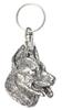 Berger de Beauce, Beauceron - Silver-plated pendant with a dog in a decorative box, handbag decoration, backpack pendant by Art-Dog brand