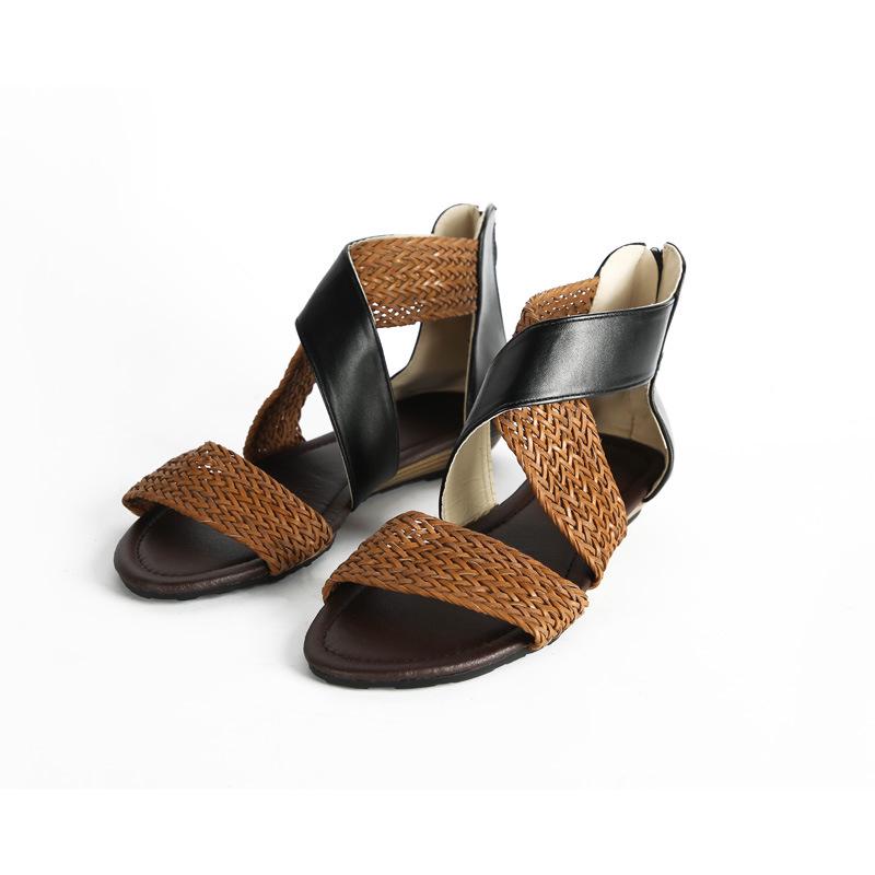 Новые летние белые эспадрильи на танкетке, женские сандалии, с открытым носком, гладиаторские сандалии, женские повседневные босоножки на шнуровке, женские сандалии на платформе ert5