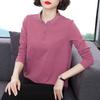Fashionable Women's T-shirt Long-sleeved New Women's Spring and Autumn Tops Middle-aged and Early Autumn Trendy Base Shirt