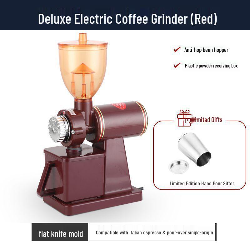 Electric Coffee Bean and Powder Grinder for Household Drip Brewing