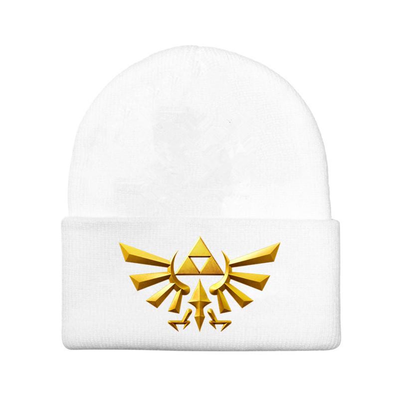 Вязаная акриловая шапка-бини с принтом The Legend Of Zelda и ушками, зимние игровые аксессуары для взрослых