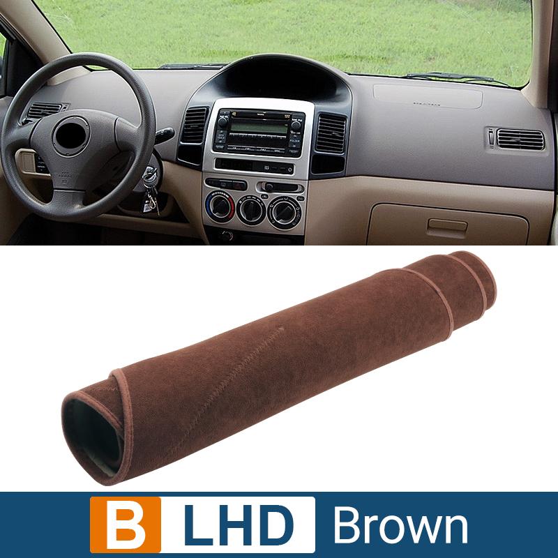 Для Toyota Vios 2002 2003 2004 2005 2006 2007 крышка приборной панели автомобиля избегайте света, солнцезащитный козырек, чехол, анти-УФ-ковры, нескользящий