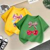 Children's Casual Short-sleeved T-shirt - Summer Girl's Cute Cherry T-shirt