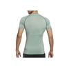 Nike Logo Print Training Breathable Short Sleeve Fitness Shirt Men Tops Smoke-Gray DD1993-357