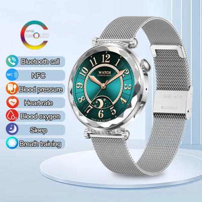 SACOSDING Модные женские умные часы Amoled HD экран Bluetooth вызов NFC браслет для девушек спортивный фитнес-трекер женские умные часы