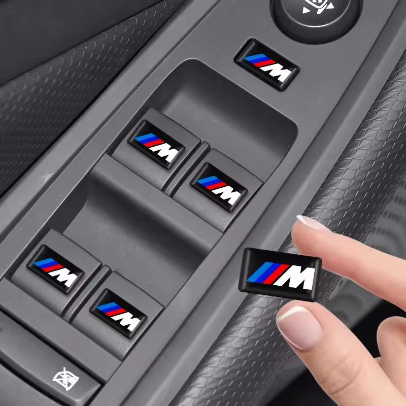 10Pcs Car Steering Wheel Badge Stickers Accessories For BMW M Performance E46 E90 F10 F30 X3 F20 E60 E70 E39 E36 E87 X7 V3W