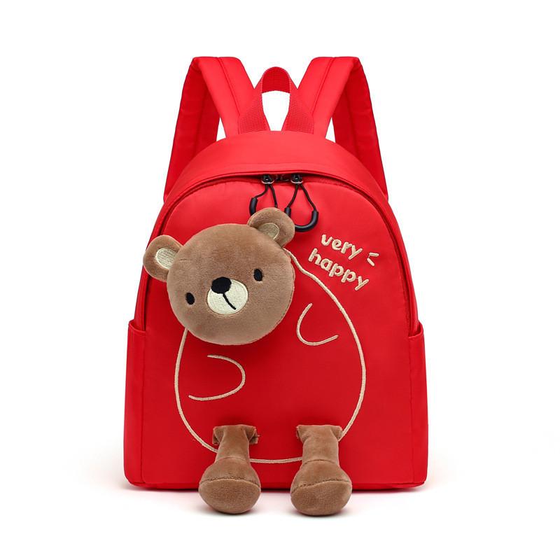 Cartoon Bear Adorable Backpack For Kids Lightweight Comfortable And Stylish School For