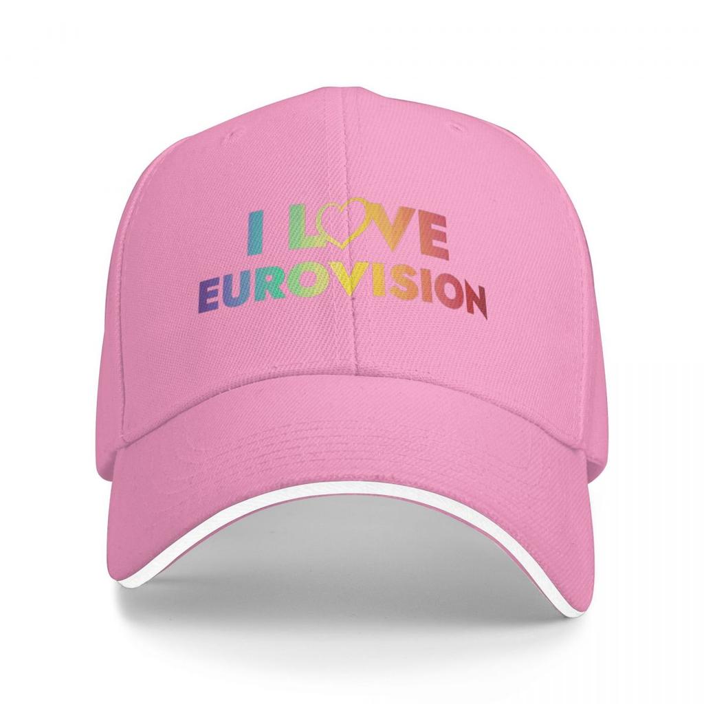 Логотип конкурса песни Евровидение Бейсболки Snapback Кепки-бейсболки Дышащие Повседневные Кепки для улицы Унисекс