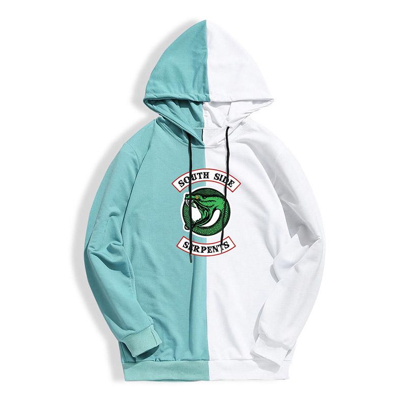 Худи Толстовка Одежда для Девочек Женская Ривердейл Саутсайд Змеи Шапка Куртка Пальто Топы