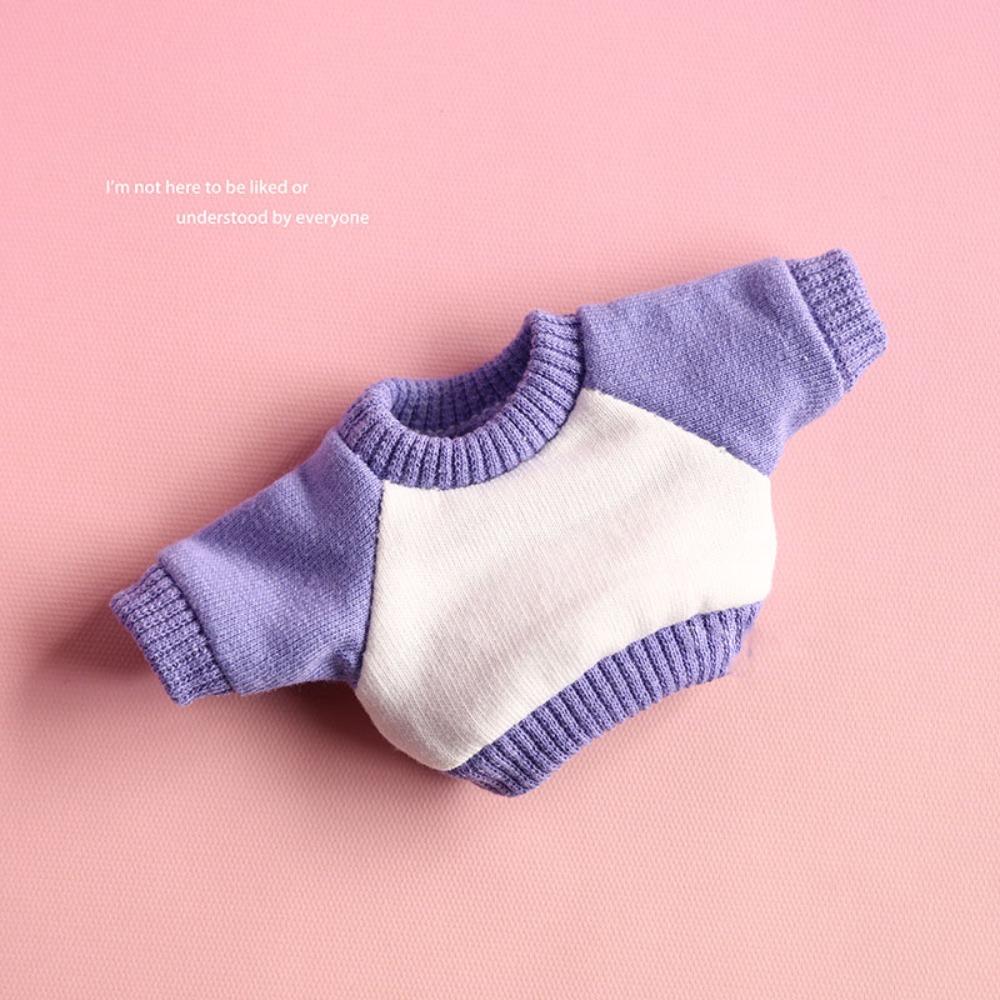 Cute Sweatshirt Outfits Casual Wear Dolls Tops High Quality Fashion Clothes  for 10cm Cotton Dolls
