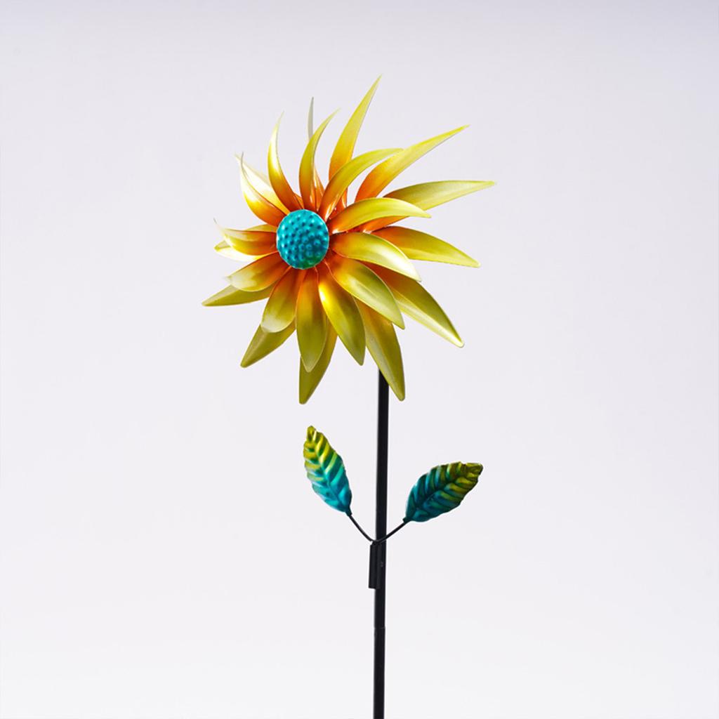 Metal Garden Stakes, Windmill Decorative Garden Stakes, Colorful Metal Flowers, Decorations, Suitable For Indoor And Outdoor Use