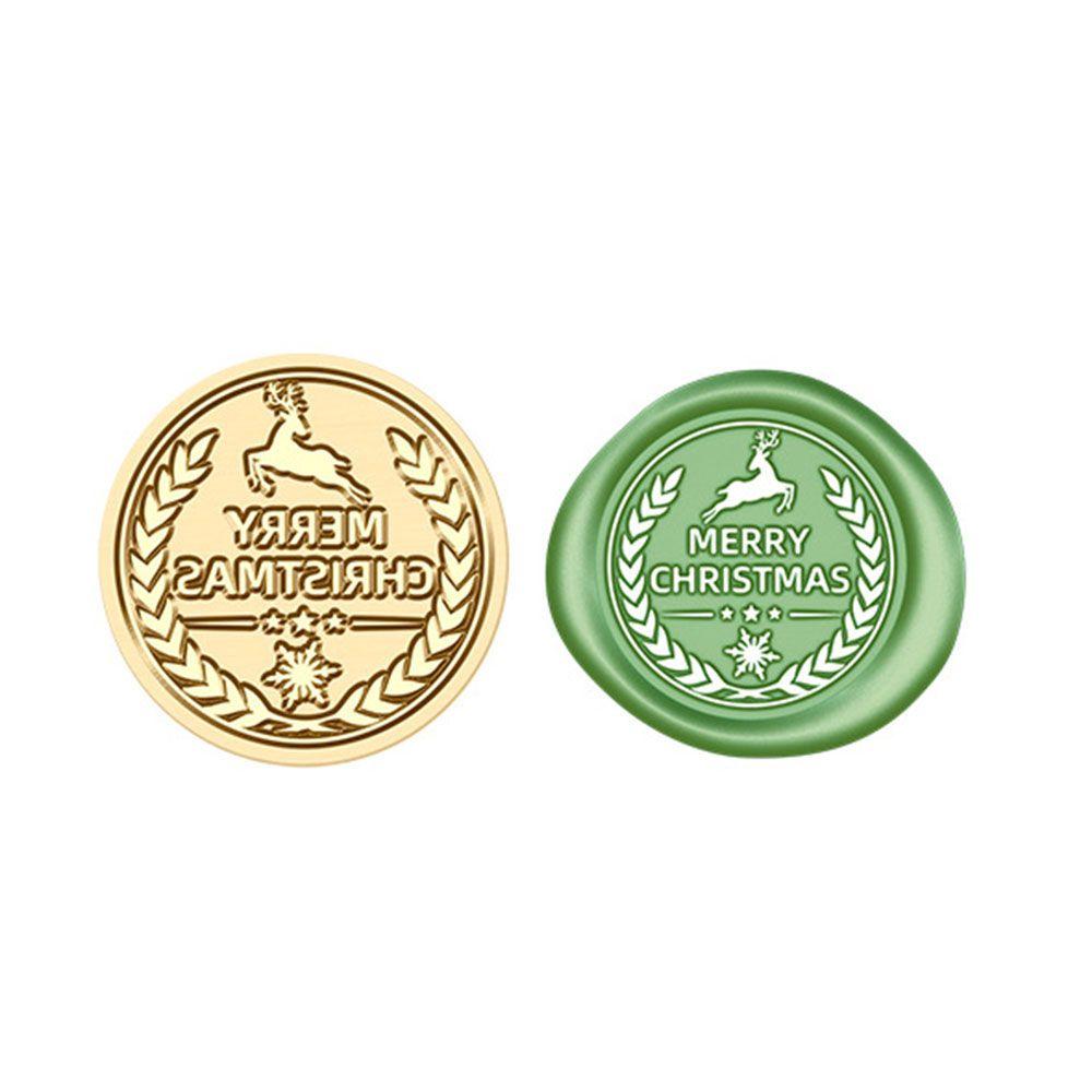 Фестиваль снежинок Ретро Винтаж Рождественская серия Медная латунная печать сургучной печатью