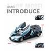 1/24 Bugatti Tourbillon Chiron Сплав Модель Спортивного Автомобиля Литой Металл Гоночные Транспортные Средства Модель Автомобиля Звук и Свет Высокая Симуляция Детский Подарок