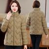 Легкая пуховая хлопковая одежда женская зимняя новая повседневная теплая хлопковая одежда короткие маленькие хлопковые куртки