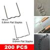 200 шт. Плоские скобы 0,6/0,8 мм Горячий степлер для пластика