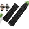 Ремешок для часов HUBLOT BIG BANG Силиконовый 25 мм*19 мм Водонепроницаемый Мужской Ремешок для часов Цепочка Резиновый Браслет для часов Цепочка