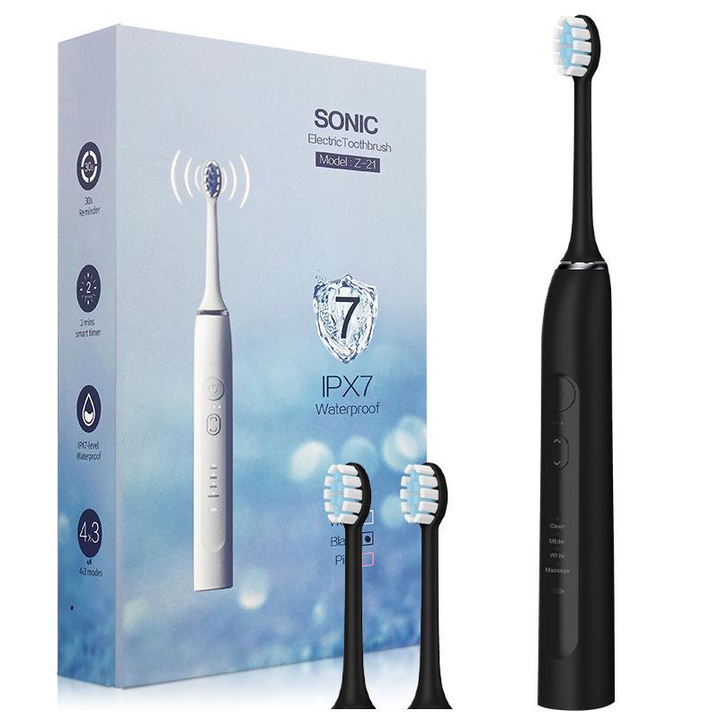 «Умная электрическая зубная щетка Sonic для пар — трансграничная зарядка, мягкие щетинки, автоматическая очистка».