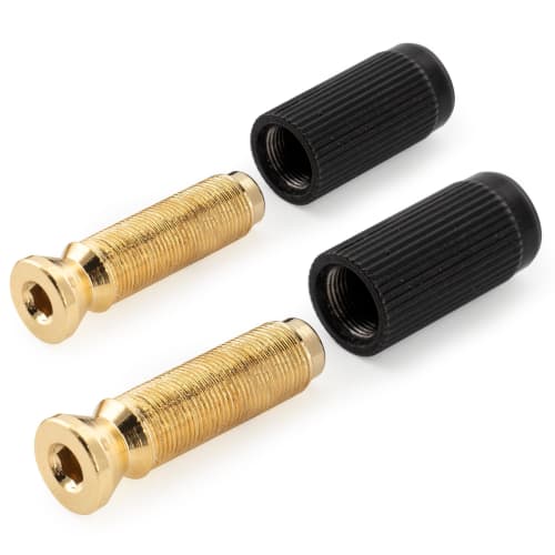 Musiclily Pro 7mm Tremolo Bridge Stud & Anchor Set, Metric, for Electric Guitars, Gold (Set of 2)