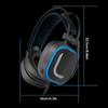 Профессиональные игровые наушники для киберспорта с RGB-подсветкой, накладные проводные наушники с микрофоном для ноутбуков и компьютеров