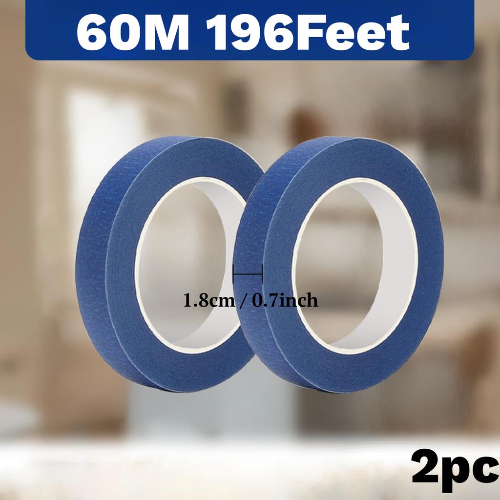 Blue Painters Clean Peel Masking Tape Adhesive DIY Painting Paper Painter Decor Craft General Purpose