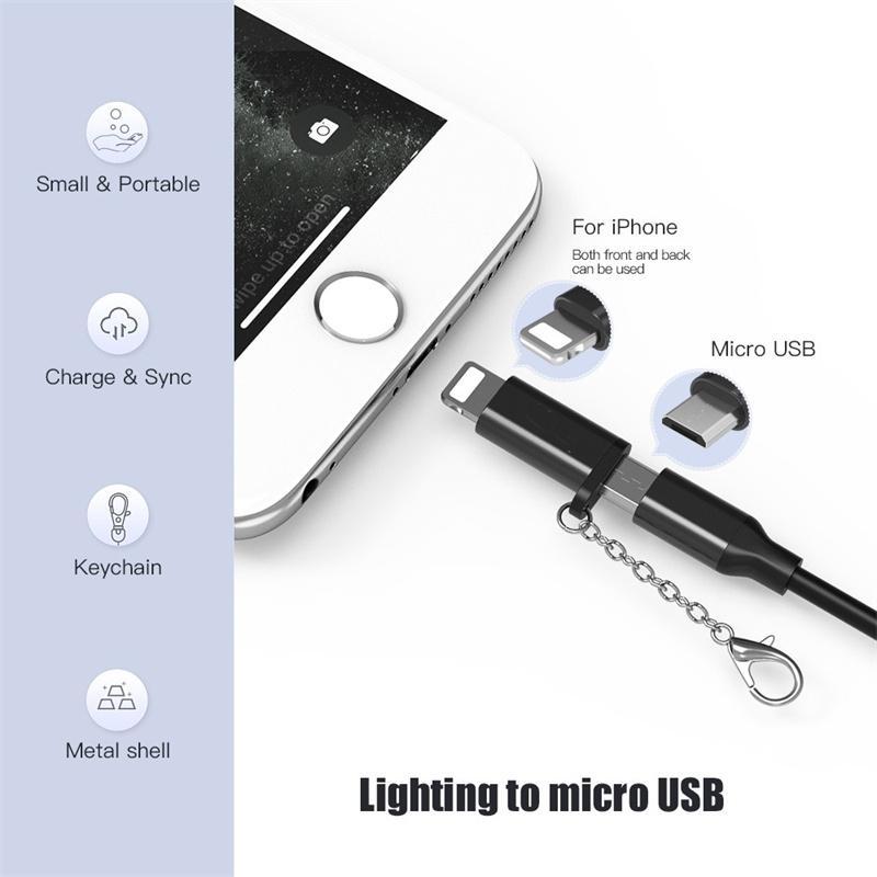 Адаптер для зарядки и переноса Zymello, переходник для телефонов Android на Type-C, совместимый с IOS, для iPhone, адаптер-конвертер USB C, разъемы Micro USB