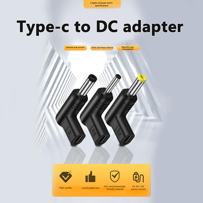 Usb C Pd в DC разъем питания универсальный 5/9/12 В тип C в DC разъем зарядный адаптер конвертер для маршрутизатора планшета мини вентилятор