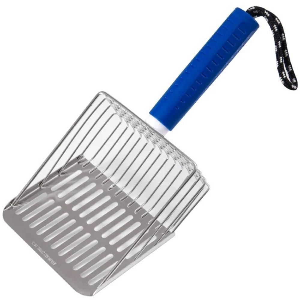 Stainless Steel Cat Litter Shovel Hanging Design Pet Feces Cleaner Pet Cleaner Scoop Pet Toilets