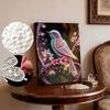5D DIY Безрамная Жемчужная Картина Набор для Рисования с Узором Птичка, Подходит для Декора Стен Домашней Гостиной, Спальни и Других Помещений, Художественные Картины