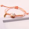 Hand-Woven Ceramic Lucky Cat Bracelet Couple For Women Mama Gift