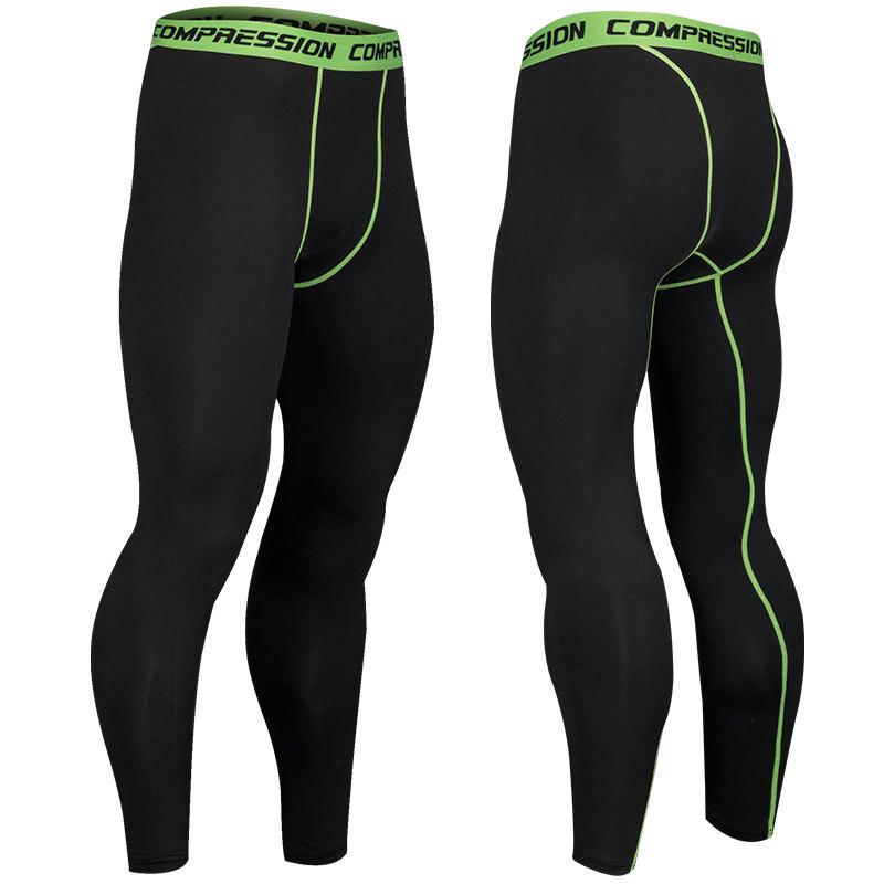 Мужские быстросохнущие компрессионные тайтсы для бега с камуфляжным принтом