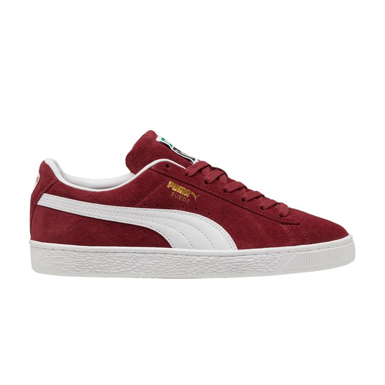 Puma Замшевые классические кроссовки Team Regal Red Unisex, белые 399781-05