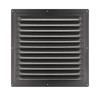 Решетка вентиляционная из алюминиевого сплава для наружного воздуховыпускного отверстия, квадратная жалюзийная вытяжная решетка, разные размеры