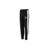 Logo Print Elastic Waist Mid-Rise Knit Joggers Men Bottoms Black 532939-01